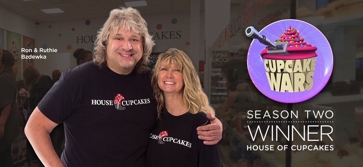 Ron & Ruthie Bzdewka – Winners of FoodNetwork's Cupcake Wars